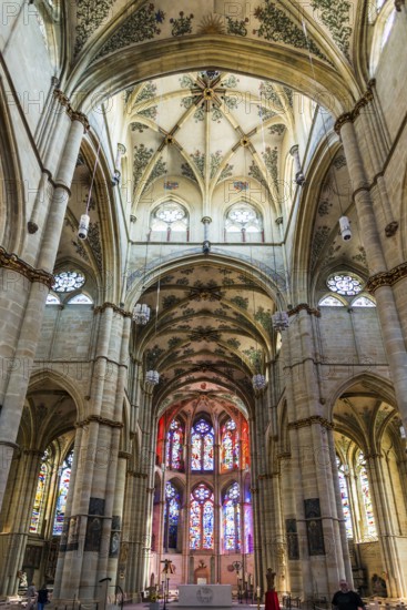 Interior view, Church of Our Lady, UNESCO World Heritage Site, Trier, Rhineland-Palatinate,