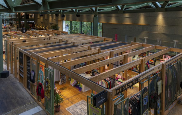 Interior photograph, retail and commercial space in Bikini Haus, Budaperster Strasse, Berlin,