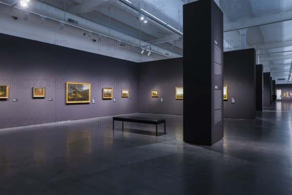 Anniversary exhibition on Caspar David Friedrich at the Albertinum. The painting The Cross in the