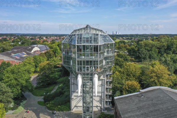 Hamm, North Rhine-Westphalia, Germany - The Maximilianpark in the Westphalian city of Hamm is a