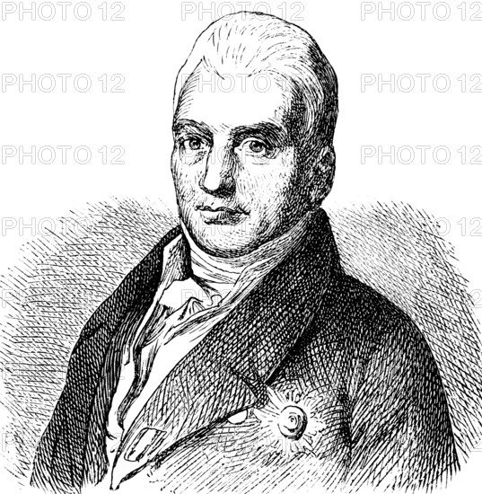 Portrait of the Minister of State Baron Karl Stein zum Altenstein (1770-1840), Prussian politician,