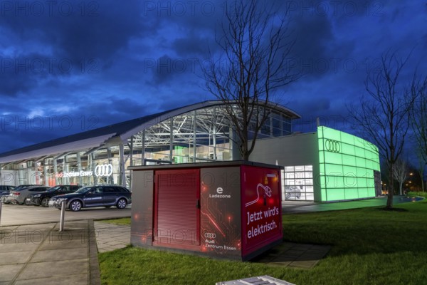 Audi Centre Essen, Gottfried Schultz Autohaus, Showroom, Essen North Rhine-Westphalia, Germany,