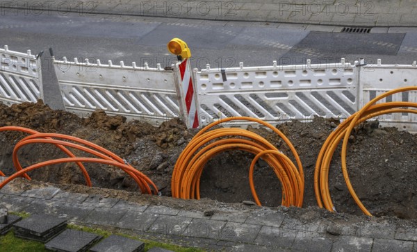 Mülheim an der Ruhr, North Rhine-Westphalia, Germany - Internet broadband expansion, Westnetz