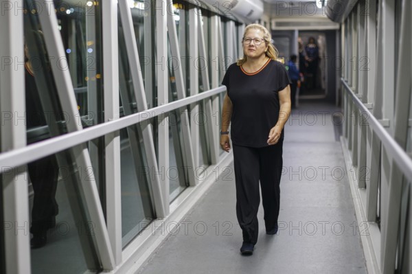 Svenja Schulze (SPD), Federal Minister for Economic Cooperation and Development, on her arrival at