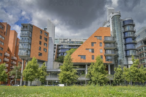 Residential and office buildings, Tilla-Durieux-Park, Potsdamer Platz, Tiergarten, Mitte, Berlin,