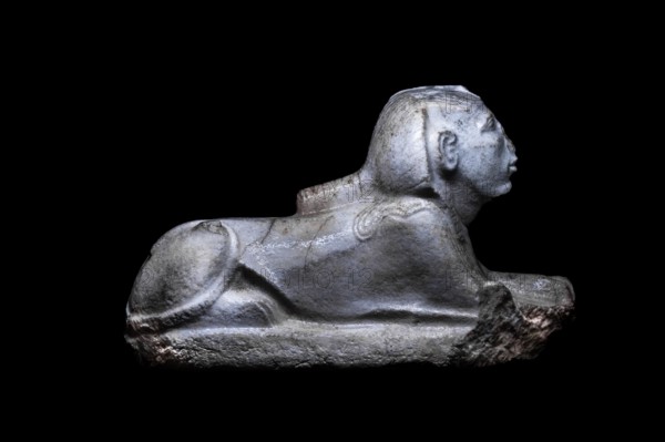 Sphinx of a king, possibly Akhenaten from the exhibition: Ramses the Great and the Gold of the