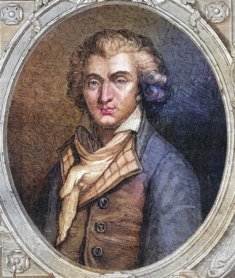 Philippe Francois Nazaire Fabre D'eglantine, 1755-1794, French playwright and revolutionary,
