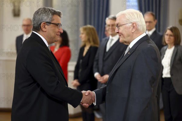 Mohamed Abdelsattar Mohamed Elbadri Egypt is received by Frank-Walter Steinmeier (President of the