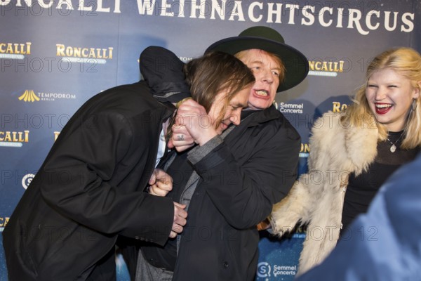 Lars Eidinger, Ben Becker and Lilith Maria Dörthe Becker at the premiere of the 20th Original