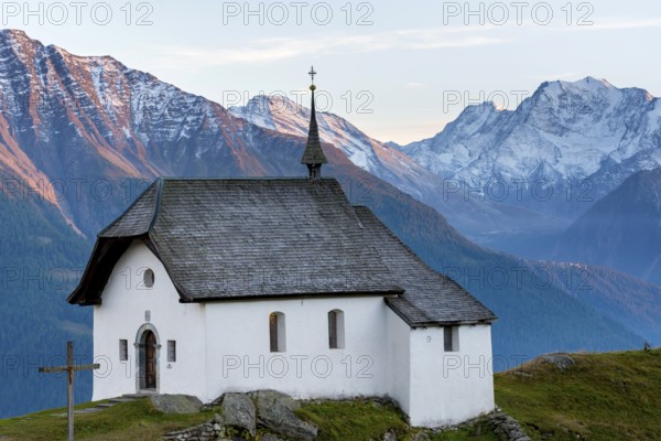Chapel in the mountains, Alps, tourism, travelling, village, mountain village, Bettmeralp, Aletsch