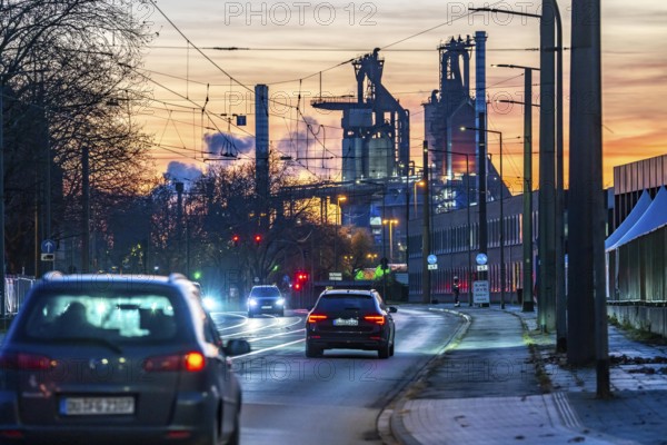 Duisburg-Bruckhausen steel site, ThyssenKrupp Steel, blast furnaces 8 and 9, on