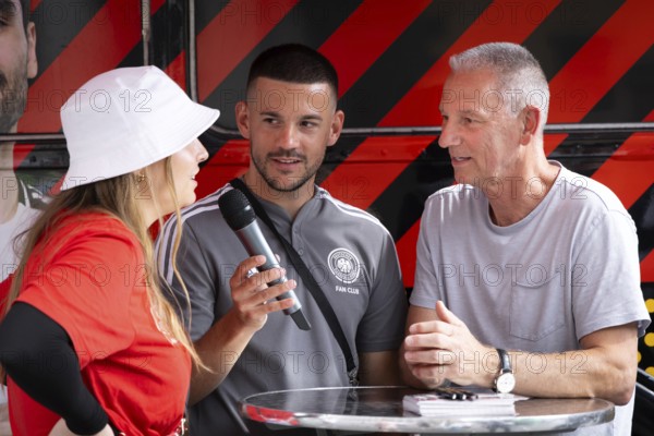 Former Bundesliga player and German international Ralf Falkenmayer is interviewed about EURO 2024