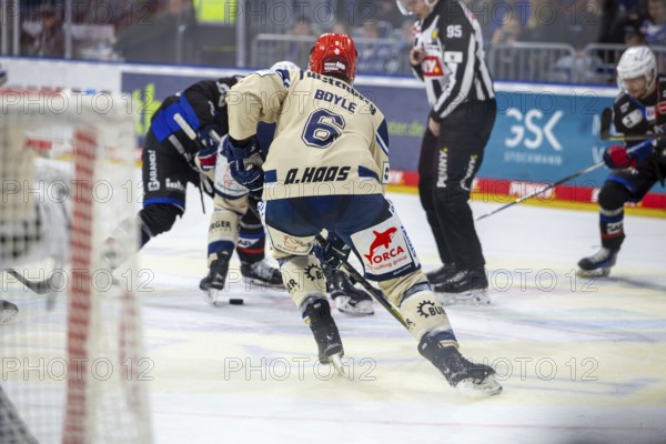 DEL, German Ice Hockey League 2024/25 season, matchday 38: Adler Mannheim vs Schwenninger Wild