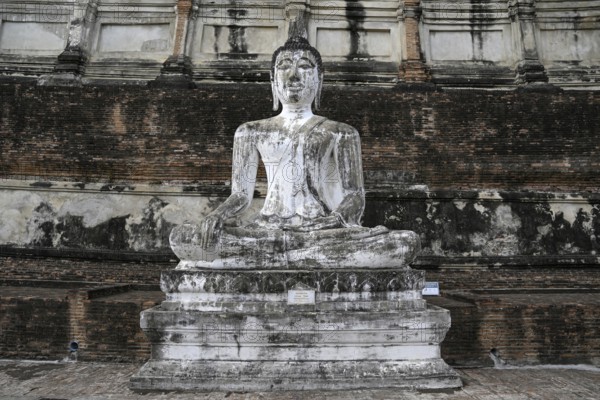 Buddha statue in Wat Yai Chai Mongkhon, Buddhist temple, Ayutthaya, Ayutthaya province, Thailand,