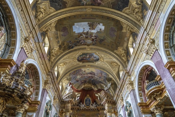 Ceiling painting of the Jesuit Church in Vienna, Austria, Europe