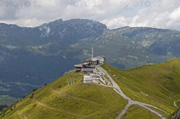 Kanzelwandbahn mountain station, Kleinwalsertal, Allgäu, Vorarlberg, Austria, Europe