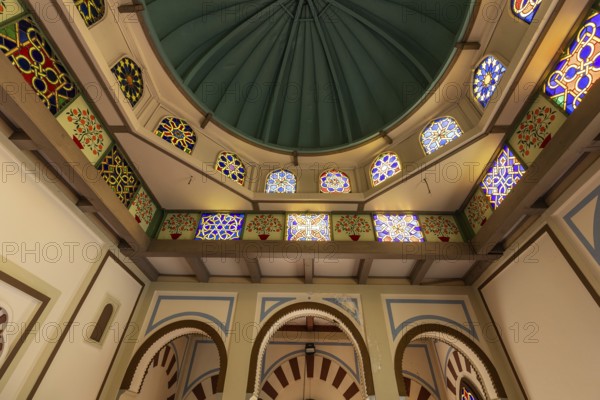 Arab House, Casa Araba, interior view, Scherrer Park, Parco Scherrer, Morcote, Lake Lugano, Lago di