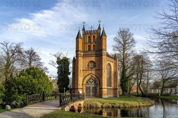 The Catholic Church of St Helena and St Andrew in Ludwigslust Castle Park, Mecklenburg-Vorpommern,