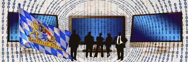 Symbolic image, Free State of Bavaria, innovation, digital plan, progress, high-tech country,