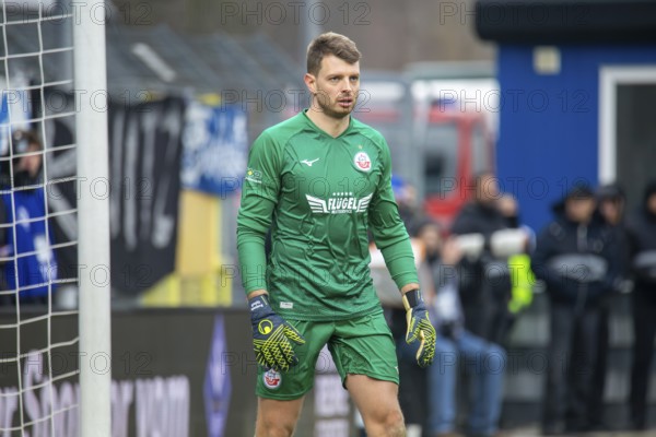 Football 3rd division, 2024/25 season, matchday 24: Waldhof Mannheim vs Hansa Rostock***A bad day
