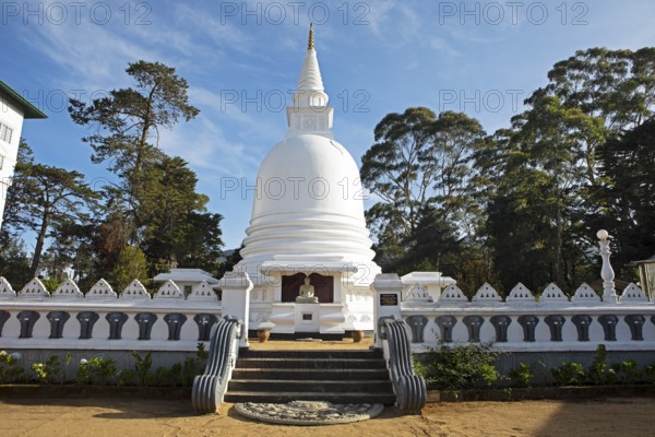 Chayathi Stupa at the International Buddhist Centre Temple, Nuwara Eliya, Central Province, Sri