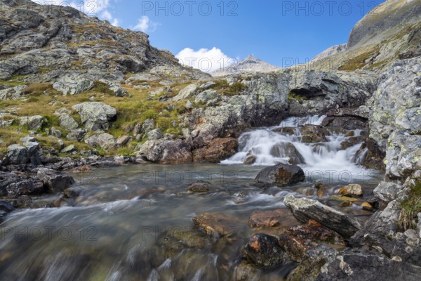 Gradenbach im Gradental, Hohe Tauern National Park, Hoher Perschitzkopf, Schober Group, Putschall,