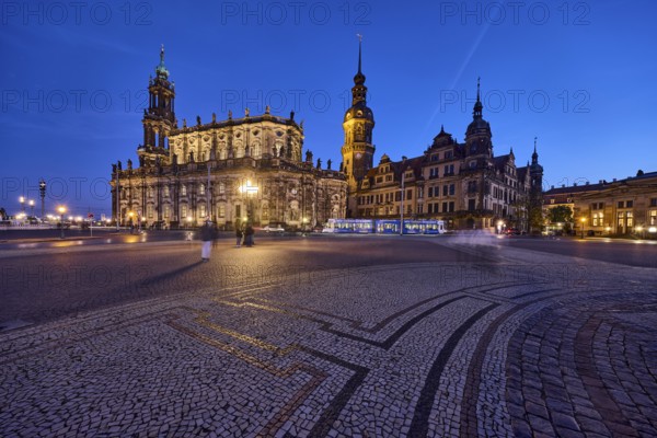 Dresden Court Church, Dresden Royal Palace, Hausmann Tower, Baroque, Renaissance and