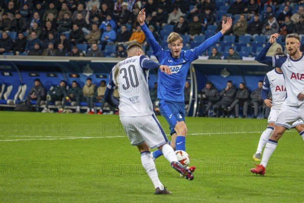 Football UEFA Europa League, 2024/25 season, matchday 7: TSG Hoffenheim v Tottenham Hotspur.