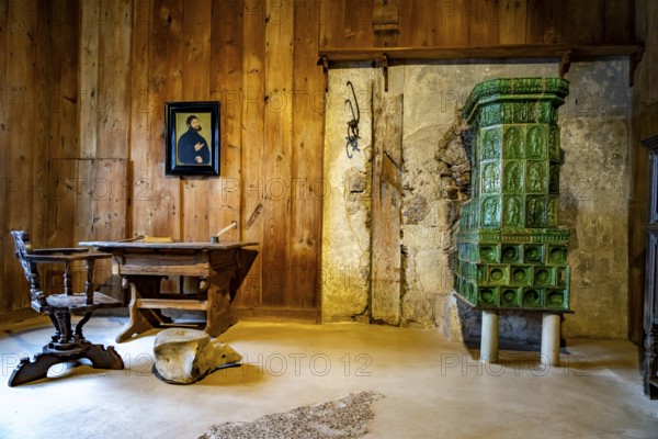 The Luther Room in the Wartburg Castle in Eisenach, Thuringia, Germany, Europe