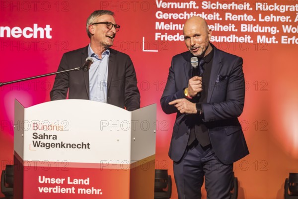 Thomas Geisel, MEP (left) and Steffen Quasebarth, BSW, Vice President of the State Parliament of