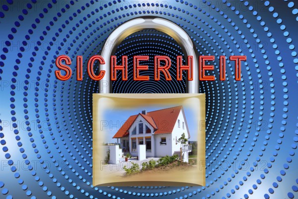 Symbolic image, security, burglary, theft, robbery, liability insurance, household contents