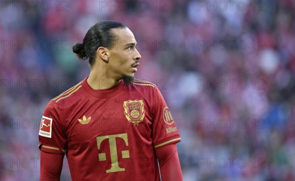 Leroy Sané FC Bayern Munich FCB (10) portrait special jersey 125 years FC Bayern Munich FCB,