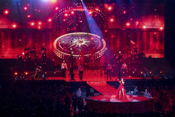 Andrea Berg live at Party, Hits, Emotions - The Tour 2025 at the Berlin Uber Arena on 15 February
