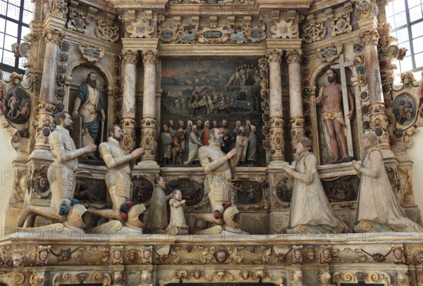 Church of St. Moriz, epitaph of Nikolaus Bergner, alabaster tomb counted among the most beautiful
