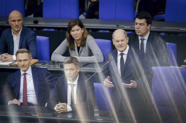 (L-R) Christian Lindner (FDP), Federal Minister of Finance, Robert Habeck (Alliance 90/The Greens),