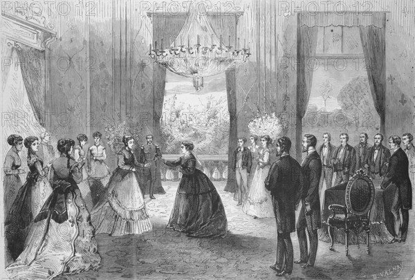 Visit of Empress Eugenie de Montijo, Maria Eugenia Ignacia Agustina de Palafox Portocarrero de