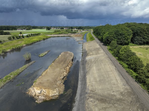 Dortmund / Castrop-Rauxel, North Rhine-Westphalia, Germany, river renaturalisation, renaturation of