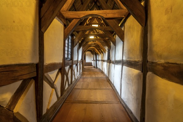 St Margaret's Corridor at Wartburg Castle, UNESCO World Heritage Site in Eisenach, Thuringia,