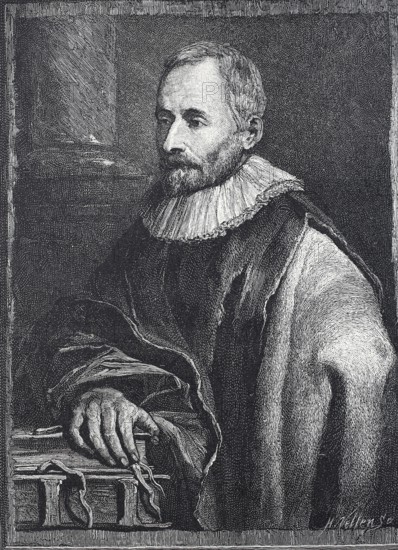 Balthasar Moretus or Balthasar I. Moretus (23 July 1574 - 6 July 1641), Flemish printer and