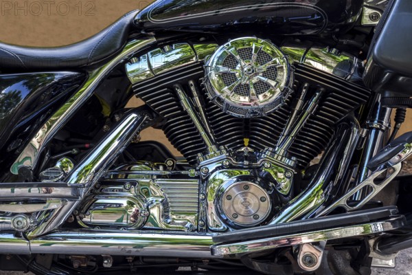 Motorbike, Harley Davidson engine, Provence, France, Europe