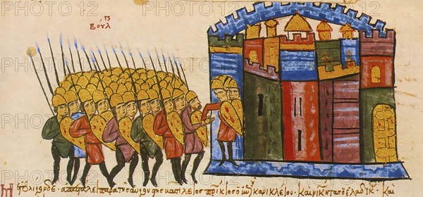 Simeon the Great conquers Adrianople in 914, Simeon I. also Simeon the Great, 864 -27 May 927, was