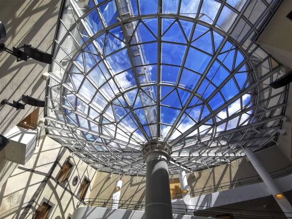 Clermont-Ferrand. The atrium of the Museum Roger Quillot designed by the architects Claude Gaillard