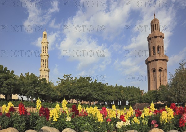 The Great Sultan Qabus Mosque in Muscat is the main mosque in Oman. It is considered one of the