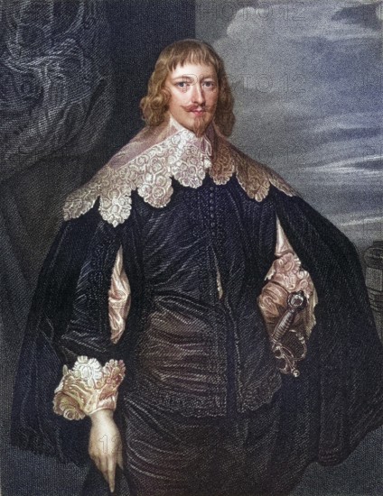 William Cavendish, 1st Duke of Newcastle, 1592-1675, English royalist general. From the book Lodges