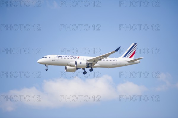 02/06/2024, Berlin, Germany, Europe, An Air France Airbus A220-300 passenger aircraft with the