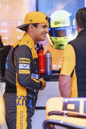 MELBOURNE, AUSTRALIA, APRIL 2: Lando Norris of Great Britain of McLaren Formula 1 Team before the