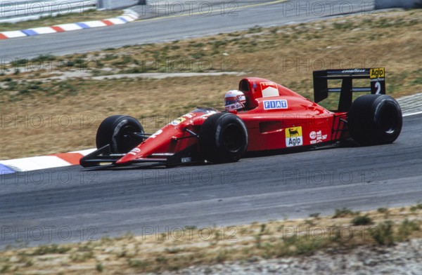 Racing driver Nigel Mansell, Formula 1, Scuderia Ferrari, Ferrari 641, engine 3.5 V12, German Grand