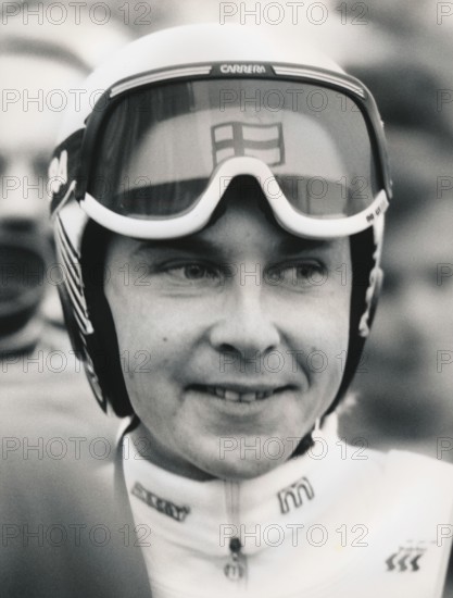 World Cup, Ski jumping, Ski jumper, Matti Nykänen (FIN), portrait, at a ski jumping competition,