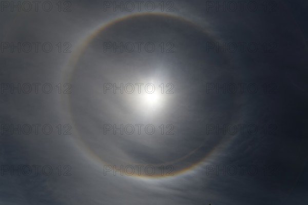 Nature, ring halo, atmospheric phenomenon, Province of Quebec, Canada, North America