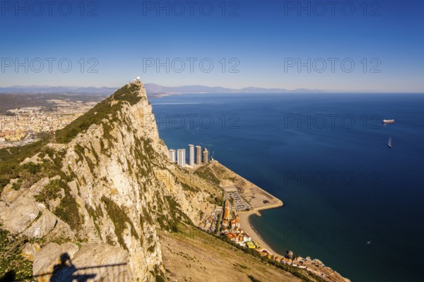 Beautiful Landscape View from Gibraltar in Spain South Coast